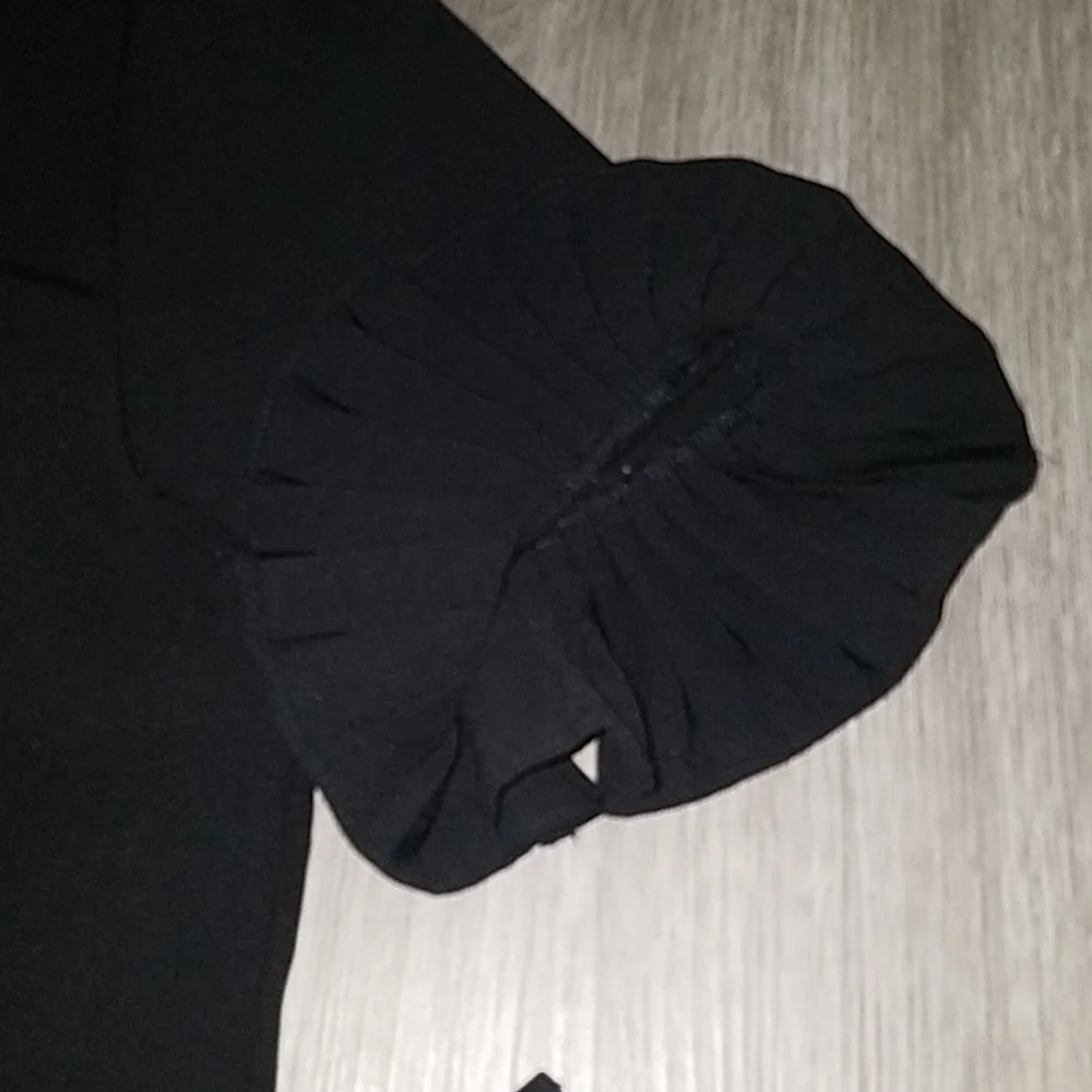 Carmen Marc Valvo NWOT Pleated Blouse - Picture 7 of 13